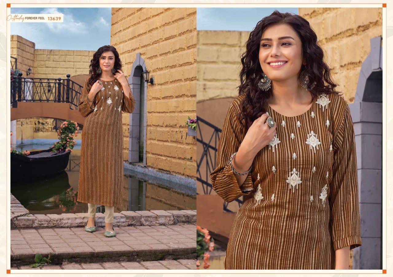 Juliet By Kalaroop 13636-13639 Designer Kurtis Catalog